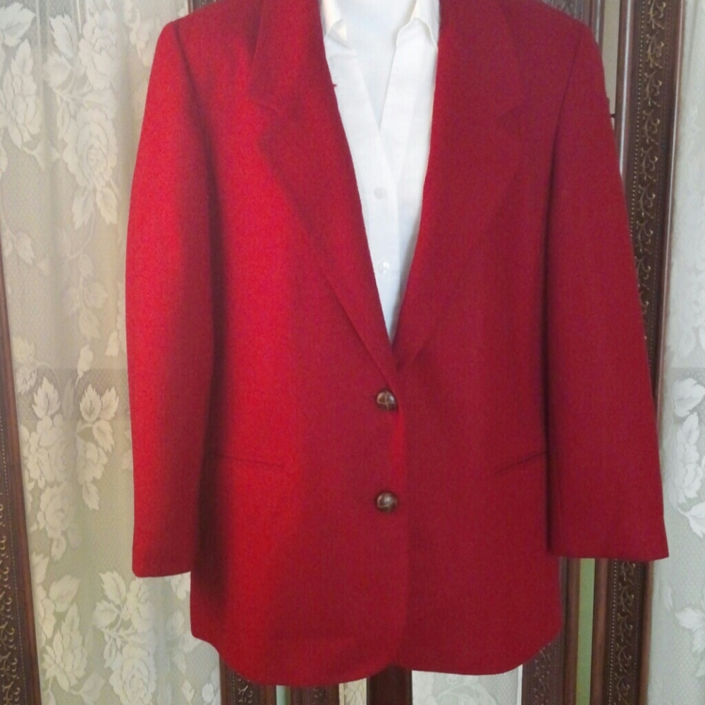 Hunt club dark red blazer
